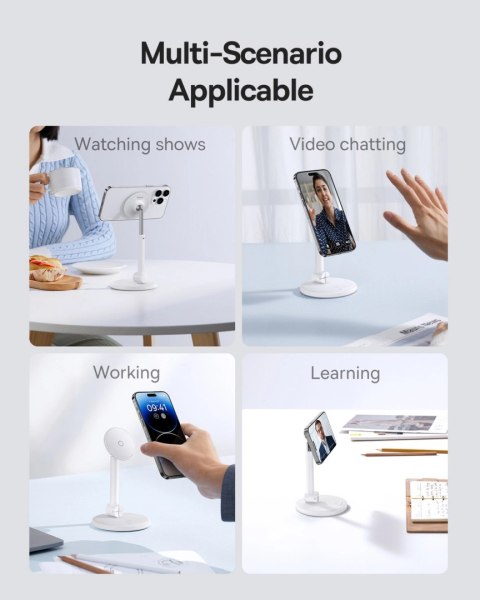 Magnetyczny uchwyt stojący Baseus MagPro do telefonu - czarny