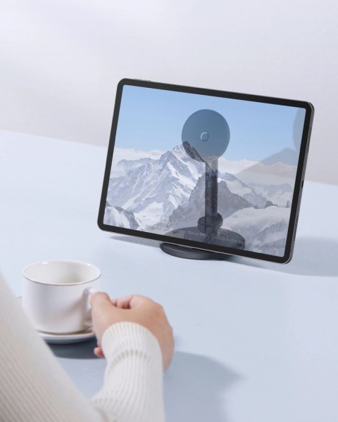 Magnetyczny uchwyt stojący Baseus MagPro do telefonu - czarny