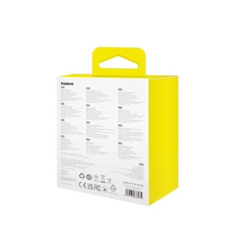 Mini powerbank Baseus 5000mAh 20W + kabel USB-C (20V/3A) - biały