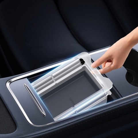 Baseus T-Space Series Car Center Console Armrest Box Twilight Grey