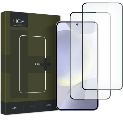 SZKŁO HARTOWANE HOFI GLASS PRO+ 2-PACK GALAXY S24+ PLUS BLACK