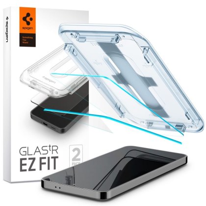 SZKŁO HARTOWANE SPIGEN GLAS.TR "EZ FIT" 2-PACK GALAXY S24 CLEAR