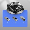 Nadajnik transmiter FM audio Bluetooth port AUX / ładowarka samochodowa 2x USB 15W 2A czarny