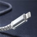 Ładowarka samochodowa  + kabel Dux Ducis PPS USB / USB Typ C Power Delivery QC / SCP / FCP / AFC 30W 5A srebrny (B50)