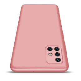 Etui na całą obudowę przód + tył do Samsung Galaxy A51 różowy