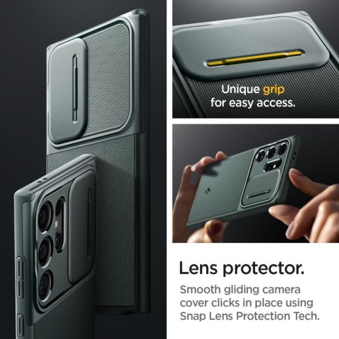 SPIGEN OPTIK ARMOR GALAXY S24 ULTRA ABYSS GREEN