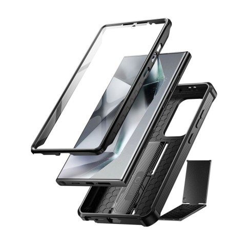 Etui Pancerne 360 Galaxy S24 Ultra Chroniące Ekran Case Obudowa