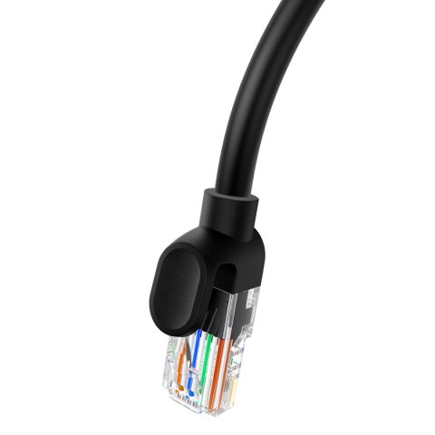 Kabel Ethernet High Speed Cat 5 RJ-45 1000Mb/s 8m okrągły - czarny