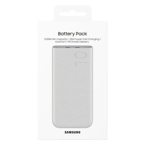 Powerbank Samsung EB-P3400XUE FastCharge 2x USB-C 25W 10000mAh - beżowy