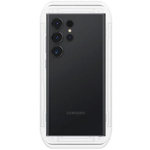 Spigen Glas.tr Ez Fit 2-pack – Najlepsze szkło hartowane do Galaxy S24 Ultra - Ramka Montażowa