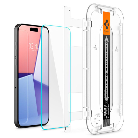 Szkło Hartowane Spigen Glas.tr Ez Fit 2-pack Iphone 15 Pro Braders