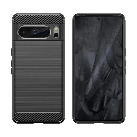 Ochronne Etui Carbon Case do Google Pixel 8 Pro - Czarne