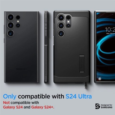 Etui Spigen Tough Armor na Samsung Galaxy S24 Ultra - czarne