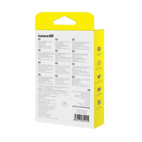 Karta sieciowa USB Baseus BS-OH169 300Mb/s - czarna