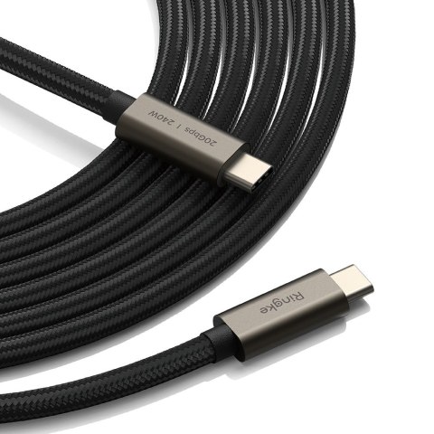 RINGKE USB 3.2 GEN 2X2 TYPE-C CABLE PD240W 200CM BLACK