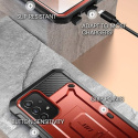 Etui Pancerne 360 Supcase Beetle Pro do Samsung Galaxy A72 Czerwony