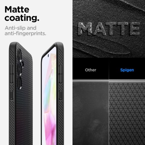 SPIGEN LIQUID AIR GALAXY A35 5G MATTE BLACK