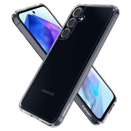 Spigen Ultra Hybrid Galaxy A55 5G Crystal Clear – Przezroczyste Etui Ochronne dla Samsung