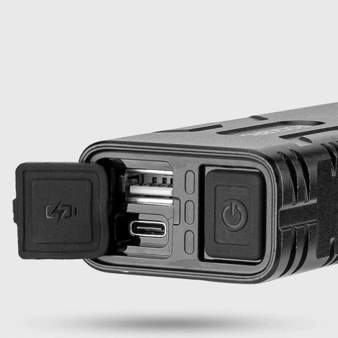 Lampka rowerowa przednia Rockbros 24310002001 850 lm - czarna