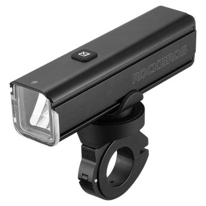 Lampka rowerowa przednia Rockbros 24610002001 1000 lm - czarna