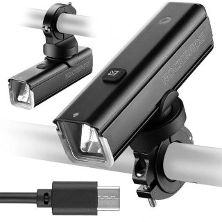 Lampka rowerowa przednia Rockbros 24610002001 1000 lm - czarna