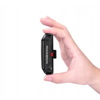 Lampka rowerowa tylna Rockbros A54BK - czarna