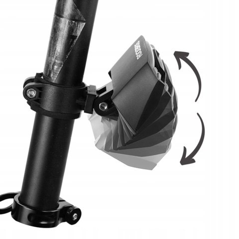 Lampka rowerowa tylna Rockbros LKWD-R1 z laserem - czarna