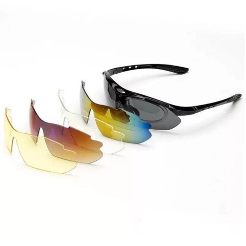 Okulary rowerowe Rockbros 10003 polaryzujące - czarne