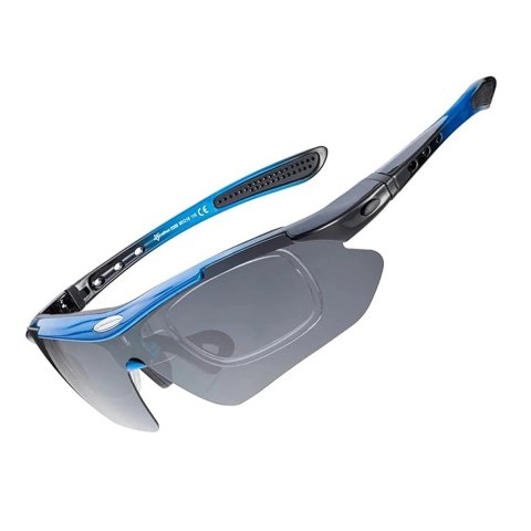 Okulary rowerowe Rockbros 10134PL polaryzujące - niebieskie
