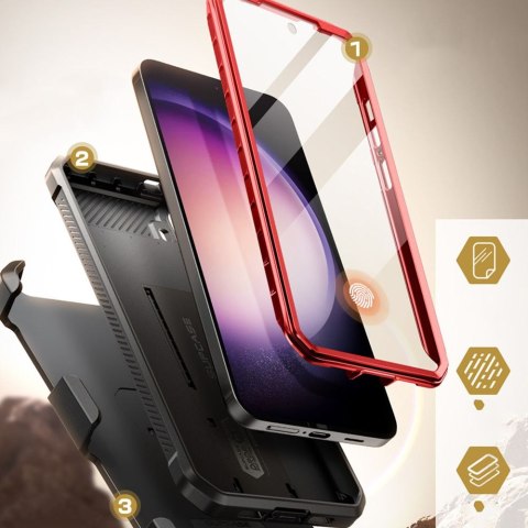 SUPCASE UNICORN BEETLE PRO 2-SET GALAXY S24 RUDDY