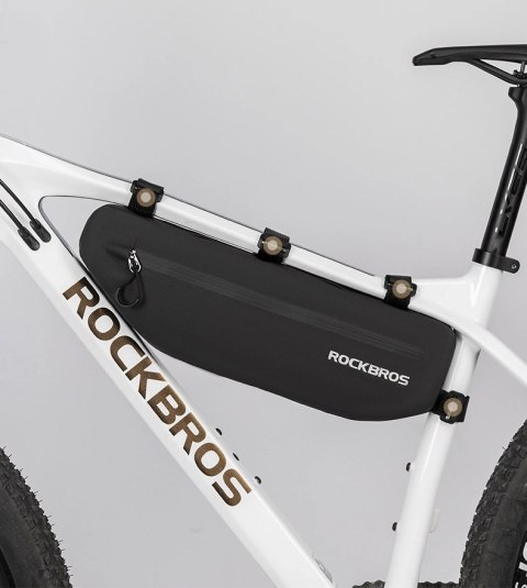 Sakwa rowerowa Rockbros AS-043 na rzepy 3l - czarna