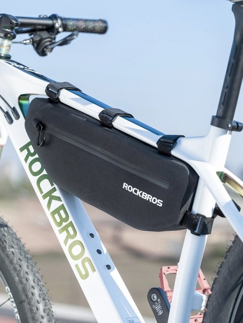 Sakwa rowerowa Rockbros AS-043 na rzepy 3l - czarna