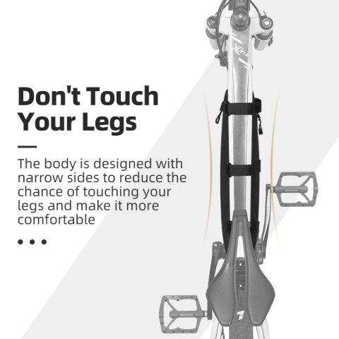 Sakwa rowerowa Rockbros AS-043 na rzepy 3l - czarna