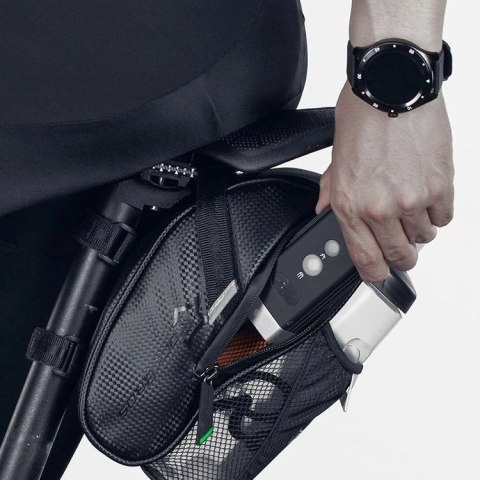 Sakwa rowerowa Rockbros C7-1 wodoodporna z montażem pod siodełko 1.5l - czarna