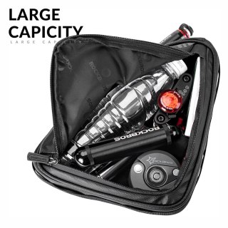 Torba rowerowa Rockbros B39-2 wodoodporna na ramę - czarna