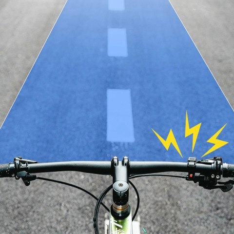 Dzwonek rowerowy Rockbros 34210006001 kształt C - czarny