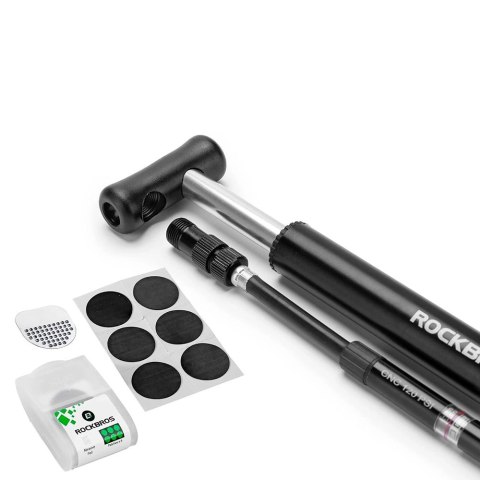 Pompka rowerowa Rockbros 42322821001 nożna - czarna