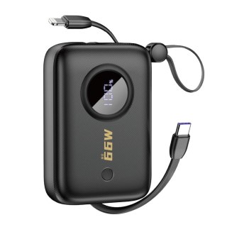 Powerbank Dudao K14 USB-A / USB-C 10000mAh - czarny