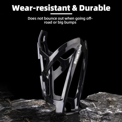 Uchwyt rowerowy Rockbros FK338 na bidon - czarny