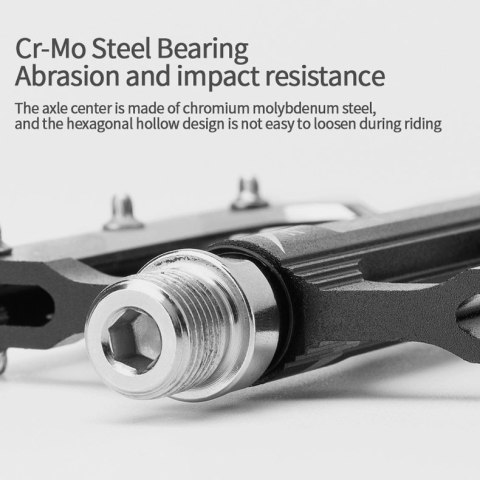 Zestaw pedałów rowerowych Rockbros K203-BK - czarny