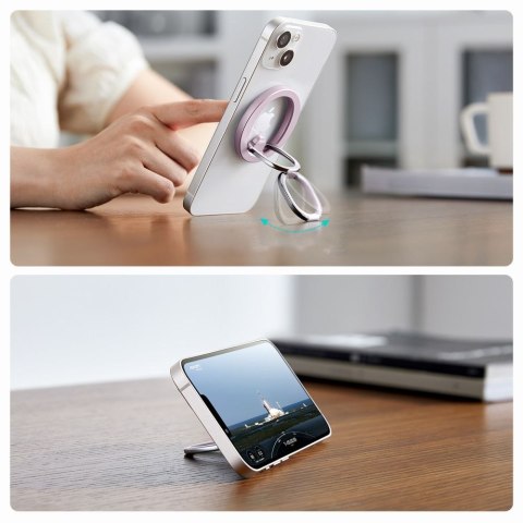 ESR HALOLOCK MAGSAFE PHONE RING STAND PASTEL PINK