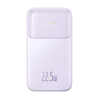 Powerbank Baseus Comet Series z wyświetlaczem 10000mAh 22.5W - fioletowy + kabel USB-A / USB-C