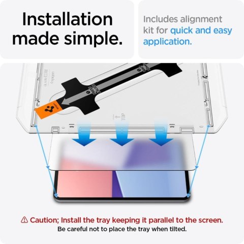 SZKŁO HARTOWANE SPIGEN GLAS.TR "EZ FIT" IPAD PRO 11 5 / 2024 CLEAR