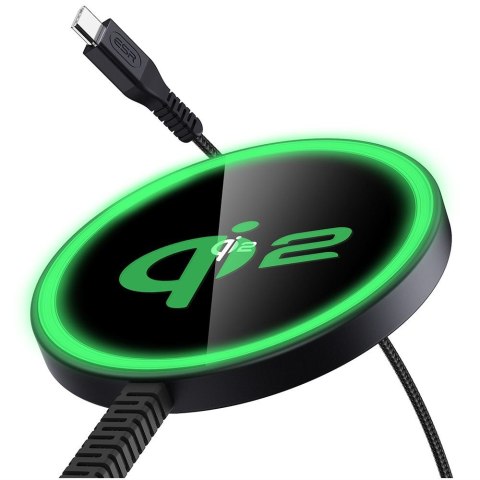 ESR HALOLOCK QI2 MINI MAGNETIC MAGSAFE WIRELESS CHARGER 15W BLACK