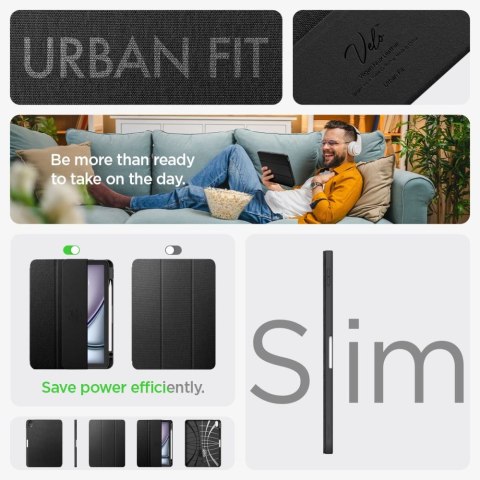 SPIGEN URBAN FIT IPAD AIR 10.9 4 / 5 / 2020-2022 / 11 6 / 2024 BLACK