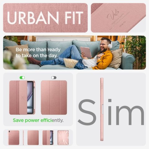 SPIGEN URBAN FIT IPAD AIR 10.9 4 / 5 / 2020-2022 / 11 6 / 2024 ROSE GOLD