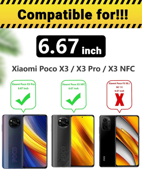 Etui z klapką do Xiaomi Poco X3 NFC / Poco X3 Pro różowy