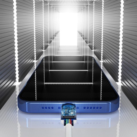 Kabel Baseus Simple Wisdom Lightning / USB-C 20W 1.5 m 2 szt. - biały