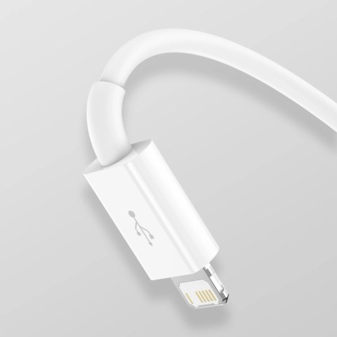 Kabel Baseus Superior Series USB-A - USB-C / Lightning / micro USB 3.5A 0.5m - biały