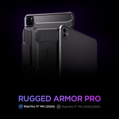 SPIGEN RUGGED ARMOR "PRO" IPAD PRO 11 5 / 2024 BLACK